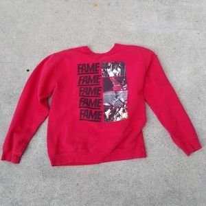 Hall OF Fame Red Crewneck Sweater